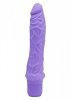 Silikonowy realistyczny wibrator fioletowy 25 cm